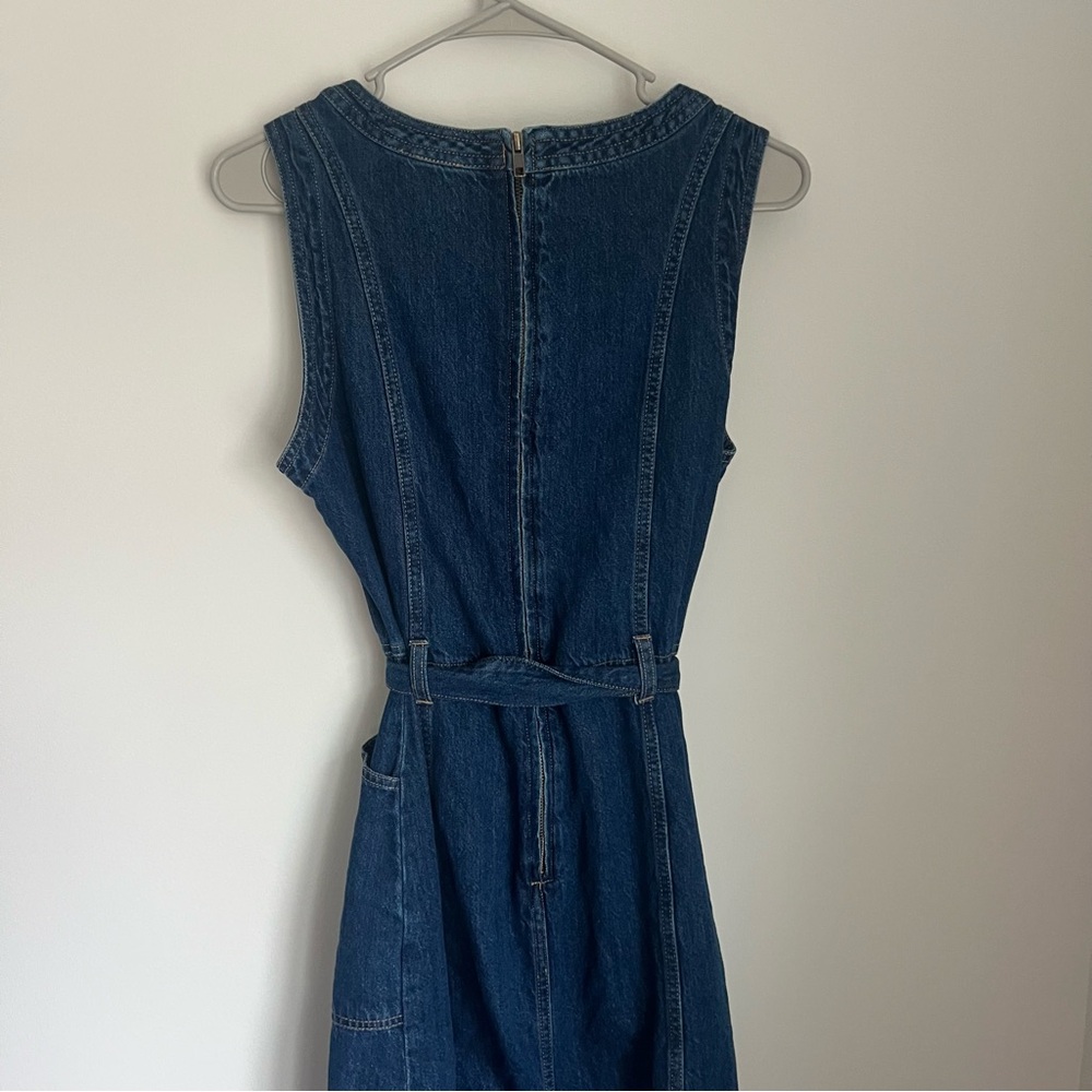 Sundance Poppy Denim Midi Dress Women's Size 10 - Picture 9 of 10